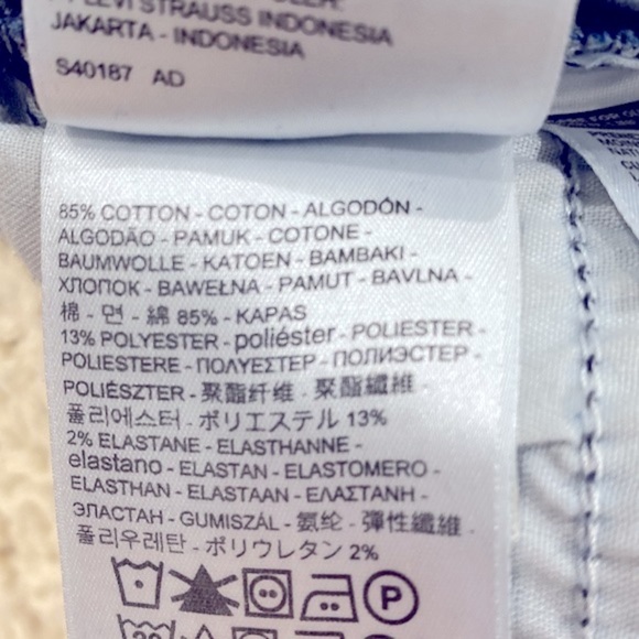 Levi’s high rise 720 super skinny distressed jeans size 28/30 - Picture 5 of 11